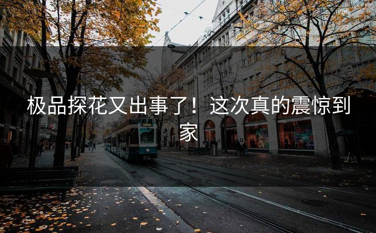 极品探花又出事了！这次真的震惊到家